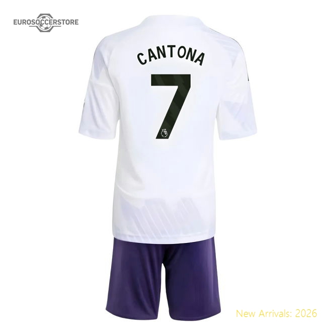 2025-2026 Man Utd Away Mini Kit (Cantona 7)-Football Jersey Hub