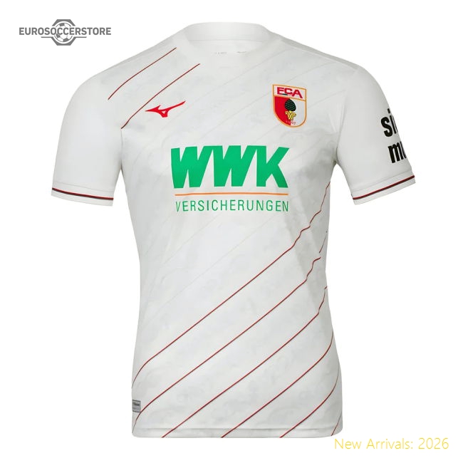 2024-2025 FC Augsburg Home Shirt (Your Name)-ly44