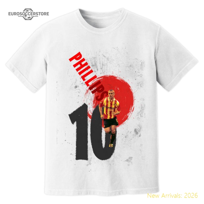 Kevin Phillips Sunderland Premier League Legend T-Shirt (White)-Football Shirts Shop
