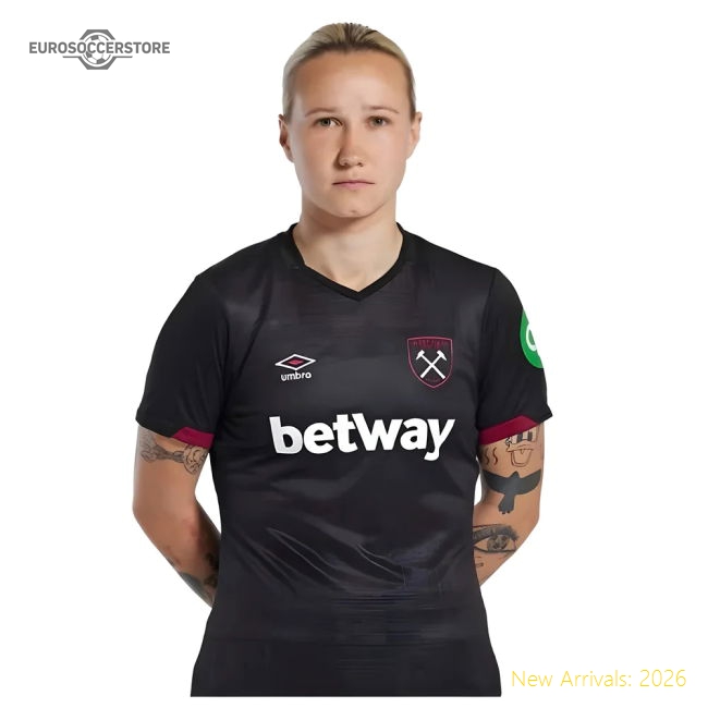 2024-2025 West Ham Away Shirt (Womens)-Vantage Point Soccer
