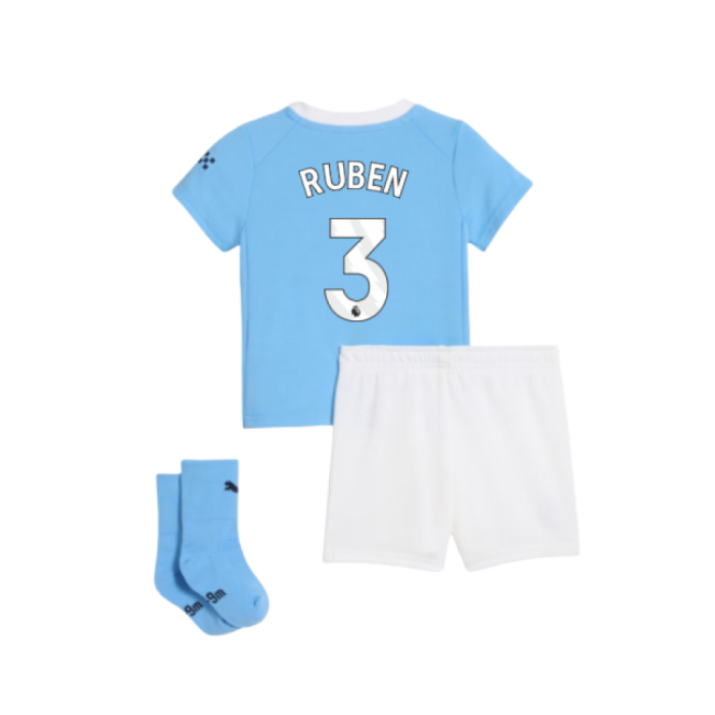 2025-2026 Man City Home Baby Kit (Ruben 3)-Football Jersey Hub