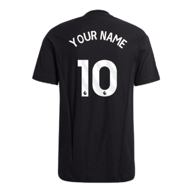 2023-2024 Man Utd Training Tee (Black) (Your Name)-Football Jersey Hub
