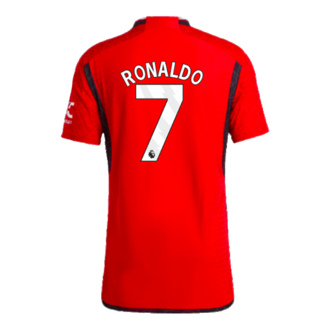 2023-2024 Man Utd Authentic Home Shirt (Ronaldo 7)-Football Jersey Hub