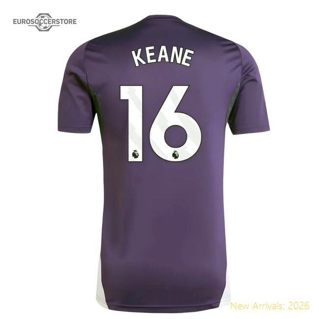 2025-2026 Man Utd Training Jersey (Aurora Plum) (Keane 16)-Football Jersey Hub
