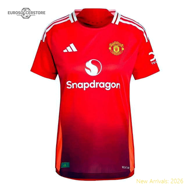 2024-2025 Man Utd Authentic Home Shirt (Womens)-Football Jersey Hub