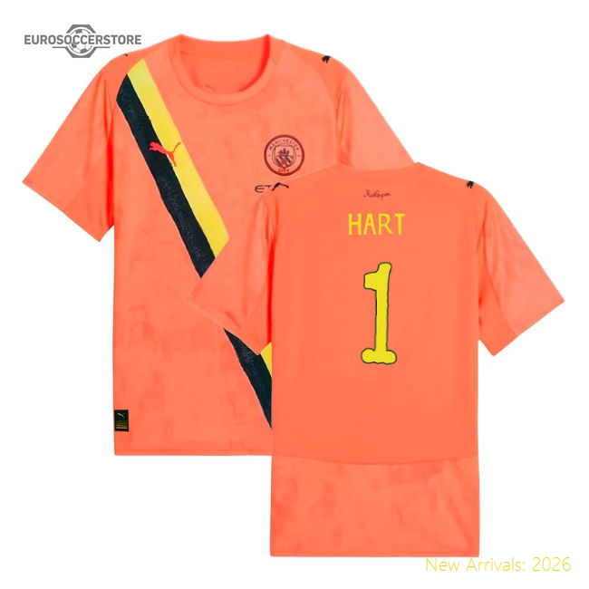 2025-2026 KIDSUPER x Manchester City CWC Shirt (Neon Sun) (Hart 1)-Football Shirts Shop