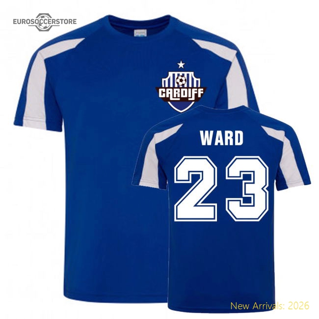 Danny Ward Cardiff City Sports Training Jersey (Blue)-Vantage Point Soccer