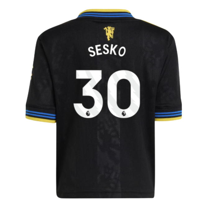 2025-2026 Manchester United Third Mini Kit (Sesko 30)-Football Jersey Hub