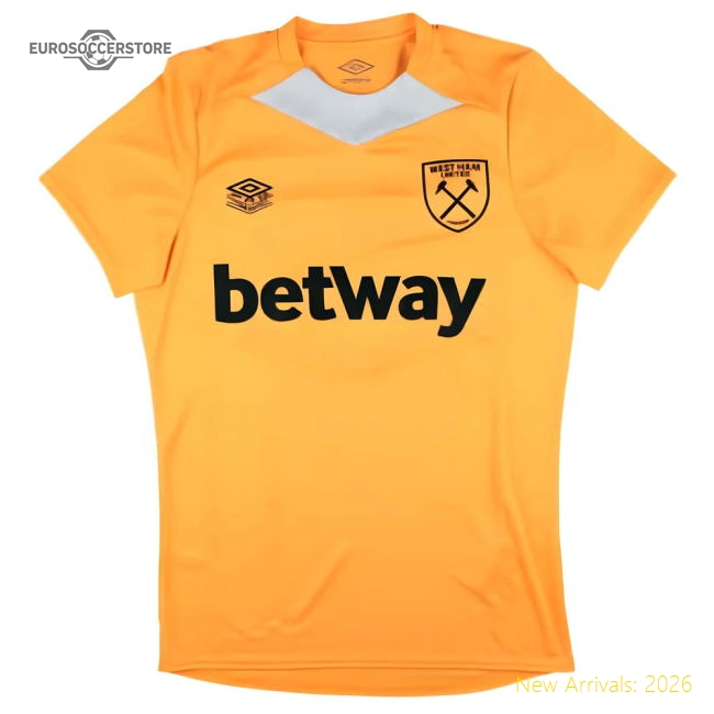 2024-2025 West Ham Training Jersey (Orange)-Vantage Point Soccer