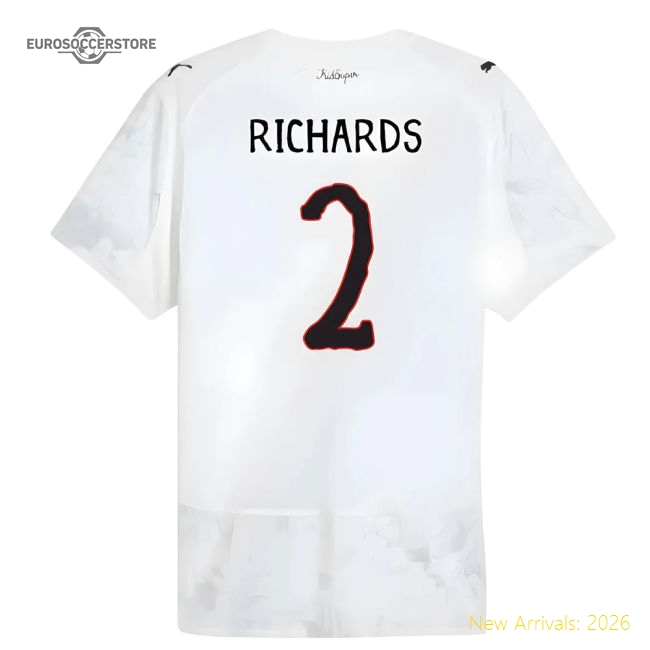 2025-2026 KIDSUPER x Manchester City CWC Authentic Shirt (White) (Richards 2)-Football Jersey Hub