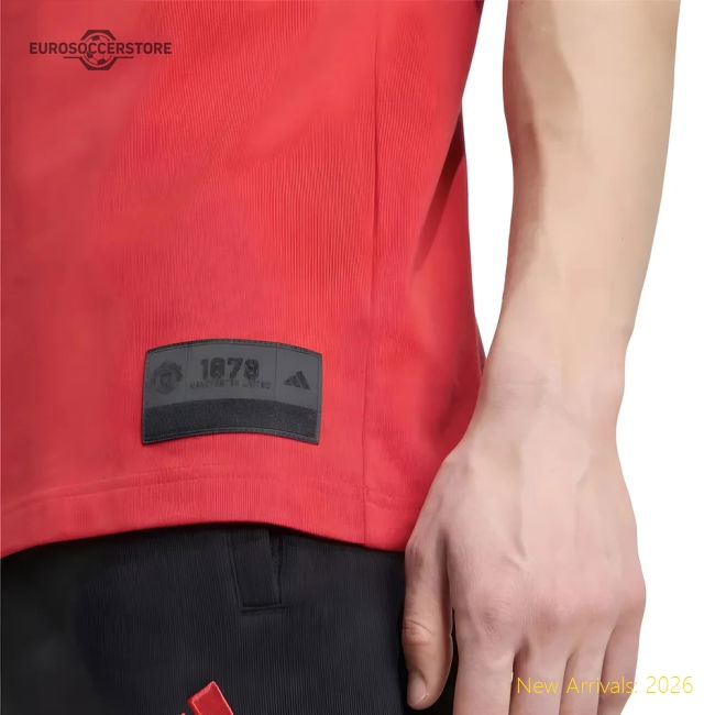 2025-2026 Man Utd US Tee (Red)-Football Jersey Hub