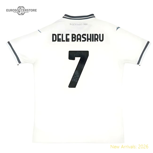 2025-2026 Lazio Away Shirt (Dele Bashiru 7)-Vantage Point Soccer