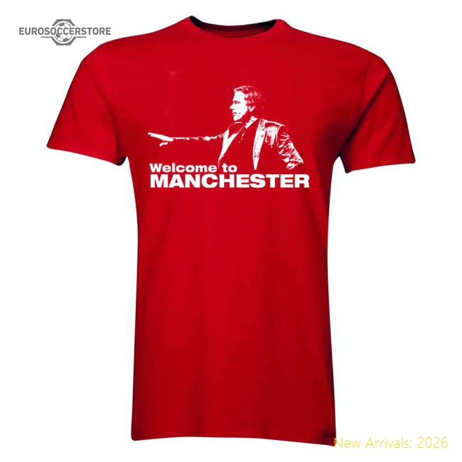 Jose Mourinho Welcome To Manchester T-Shirt (Red)-Football Jersey Hub