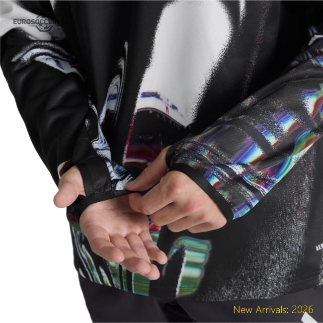 2025-2026 Man Utd Pre Match Warm Top (Black)-Football Jersey Hub