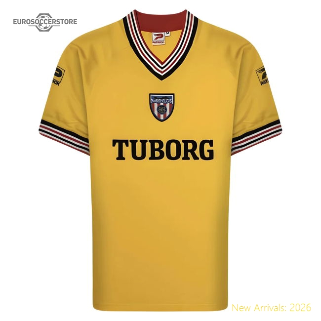 1986-1988 Sunderland Third Retro Shirt (Yellow)-Football Shirts Shop