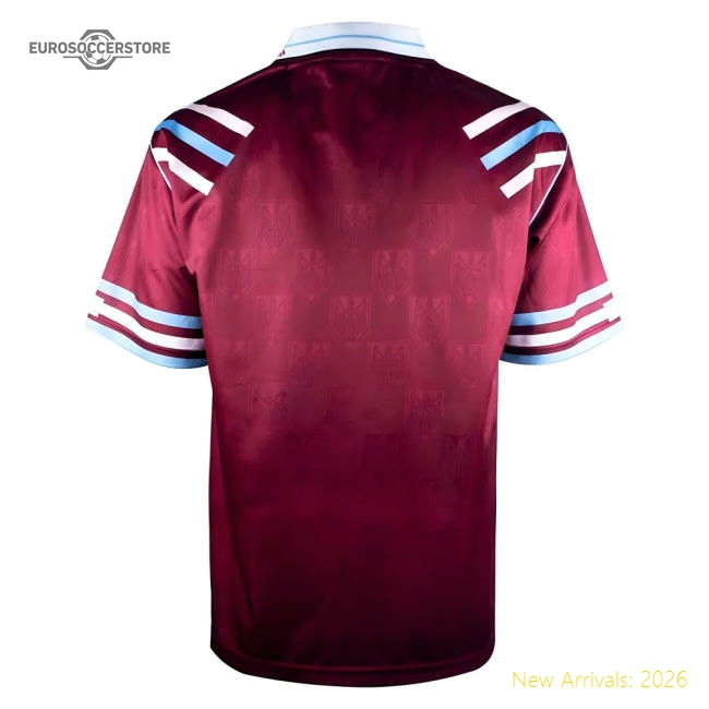 West Ham United 1992 Retro Football Shirt-Vantage Point Soccer