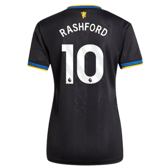 2025-2026 Man Utd Authentic Third Shirt (Womens) (Rashford 10)-Football Jersey Hub