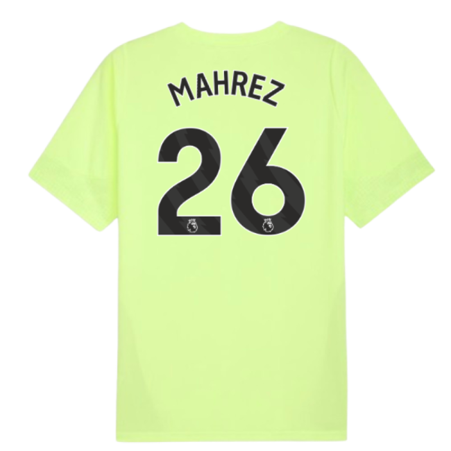 2025-2026 Man City Training Jersey (Fizzy Apple) (Mahrez 26)-Football Shirts Shop