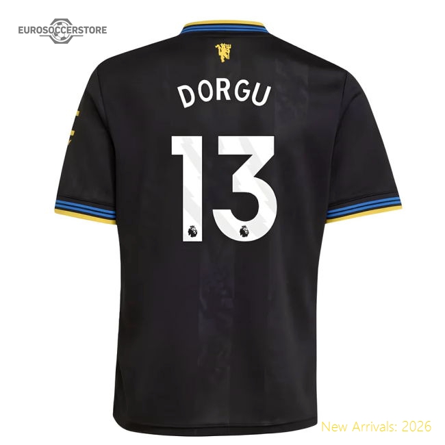 2025-2026 Man Utd Third Shirt (Kids) (Dorgu 13)-Football Jersey Hub