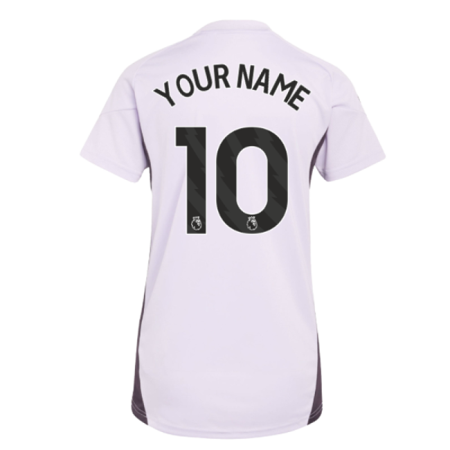 2025-2026 Man Utd Training Jersey (Purple Tint) - Womens (Your Name)-Football Jersey Hub