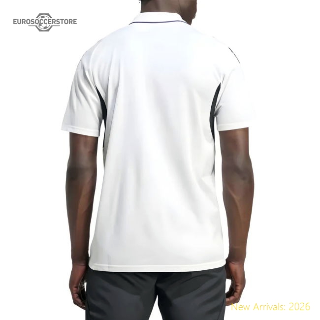 2025-2026 Man Utd Polo Shirt (White)-Football Jersey Hub