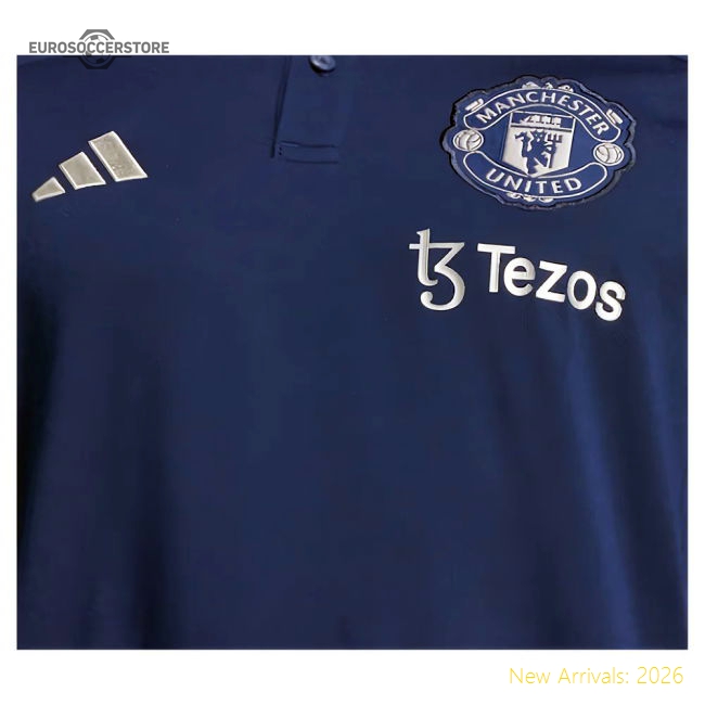 2024-2025 Man Utd Polo Shirt (Night Indigo)-Football Jersey Hub