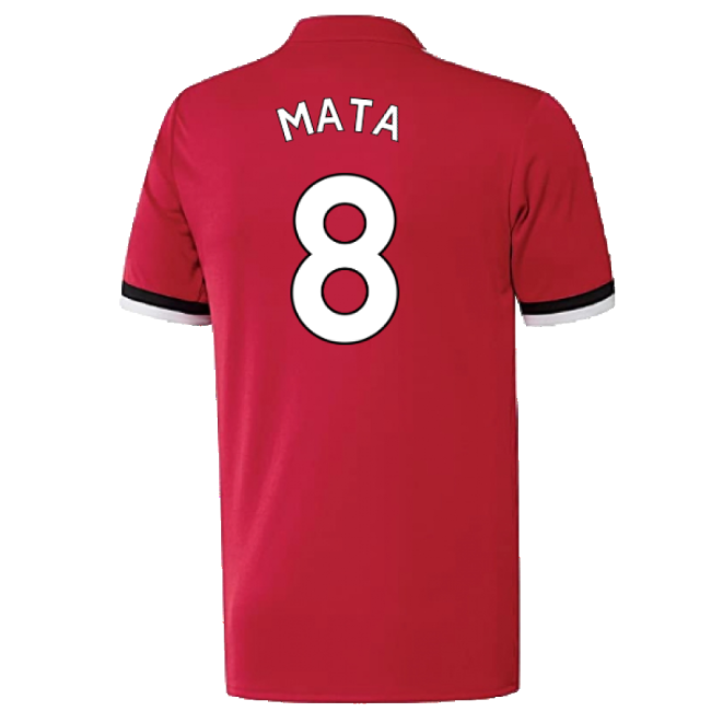 Manchester United 2017-18 Home Shirt ((Excellent) 4-5 Year) (Mata 8)-Football Jersey Hub
