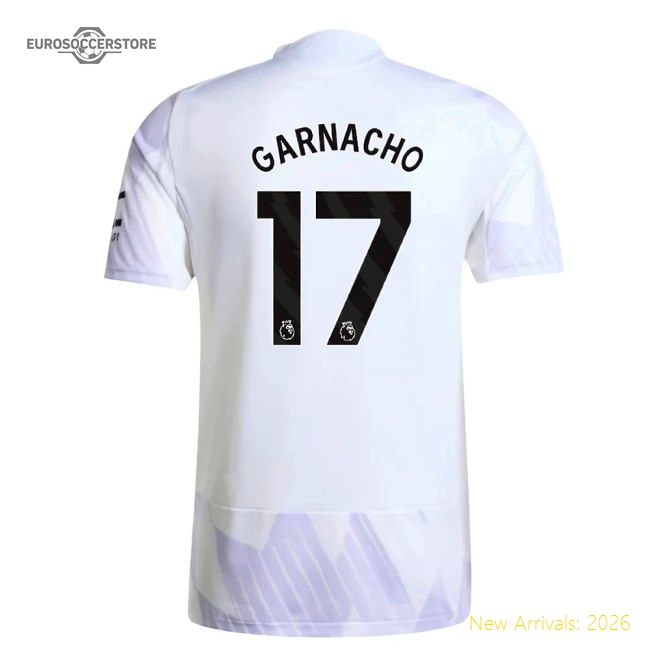 2025-2026 Man Utd Authentic Away Shirt (Garnacho 17)-Football Jersey Hub