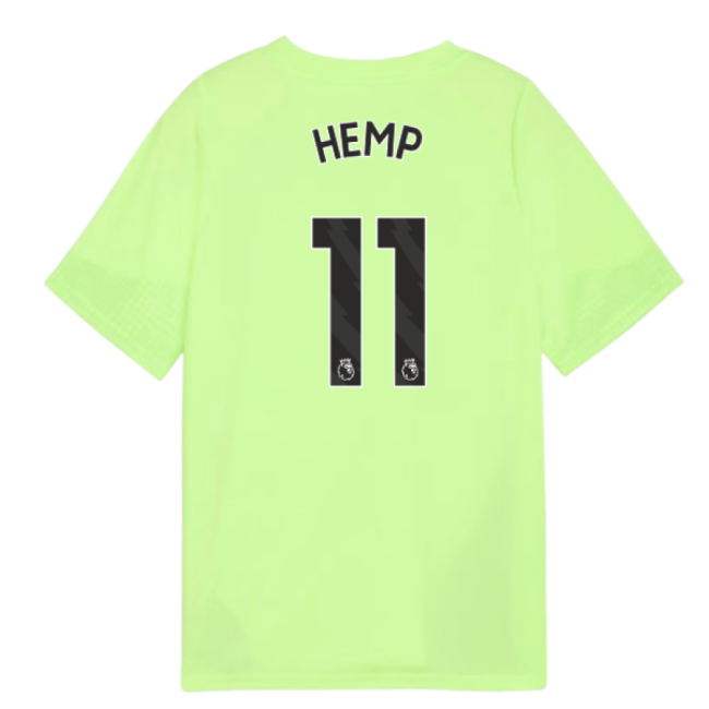 2025-2026 Man City Training Jersey (Fizzy Apple) - Kids (Hemp 11)-Football Shirts Shop