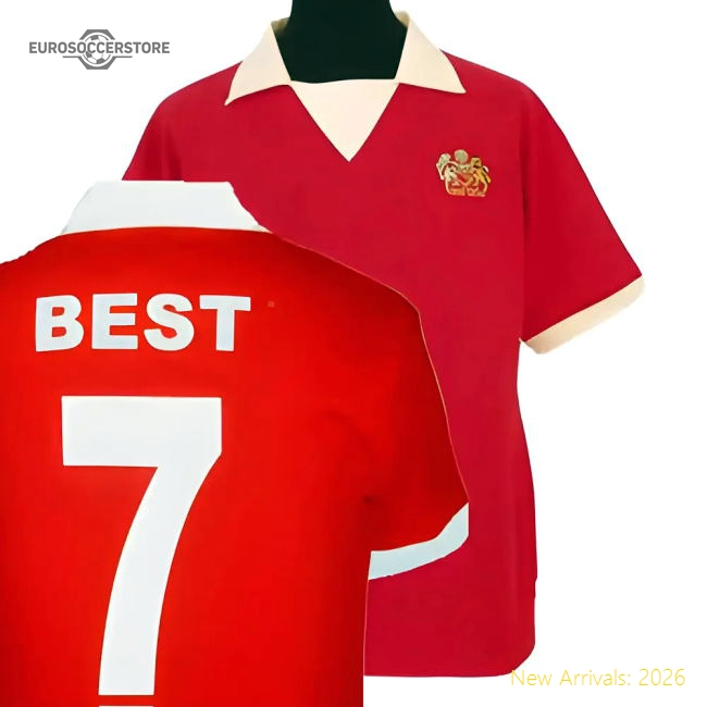 Manchester Reds 1970s 'Best'-Football Jersey Hub