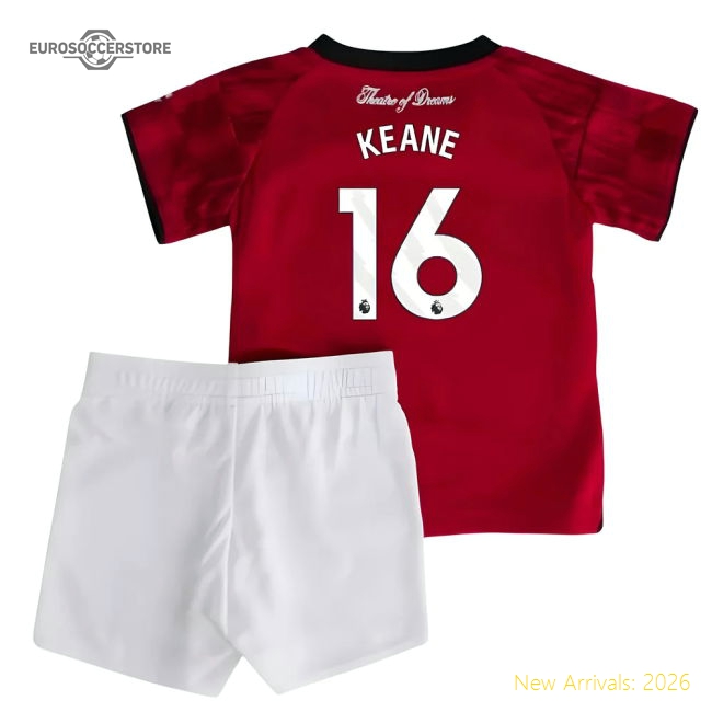 2025-2026 Man Utd Home Baby Kit (Keane 16)-Football Jersey Hub