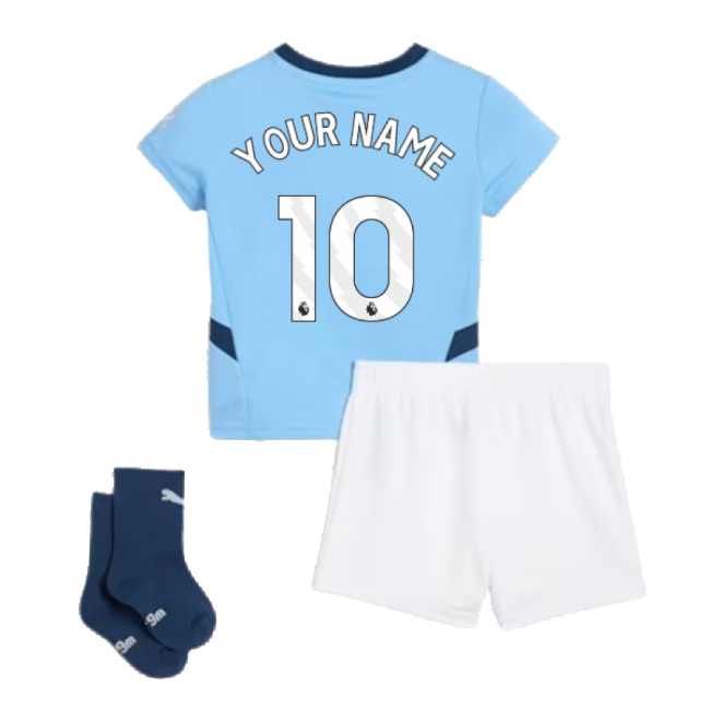 2024-2025 Man City Home Baby Kit (Your Name)-Football Jersey Hub
