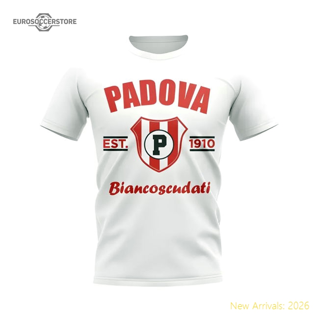 Padova Established Football T-Shirt (White)-Vantage Point Soccer