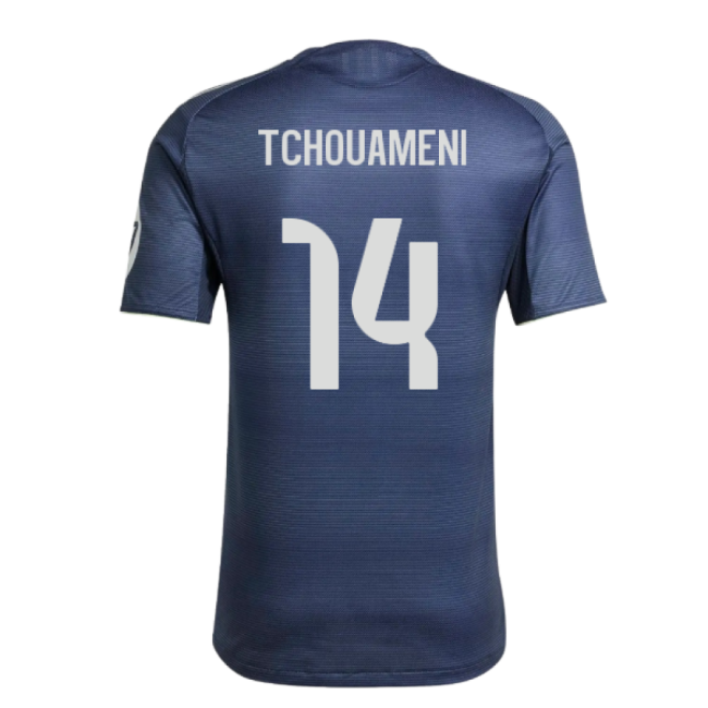 2025-2026 Real Madrid Authentic Away Shirt (Tchouameni 14)-Football Shirts Shop