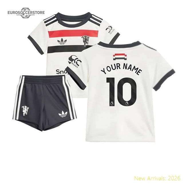 2024-2025 Man Utd Third Baby Kit (Your Name)-Football Jersey Hub