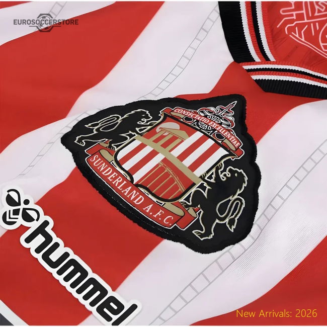 2025-2026 Sunderland Home Shirt (Xhaka 34)-Football Shirts Shop