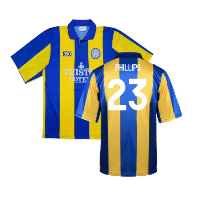 Leeds United (Xl) (Very Good) (Phillips 23) 1993-1994 Away Kit Classic Game-PitchVibe Kits
