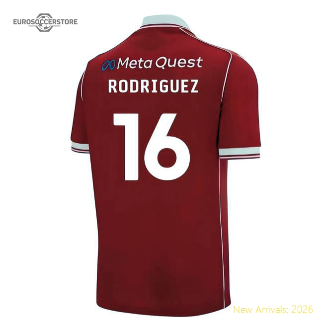 Wrexham (Rodriguez 16) 2025-2026 Home Kit Kit Team Pride Casual Wear-PitchVibe Kits