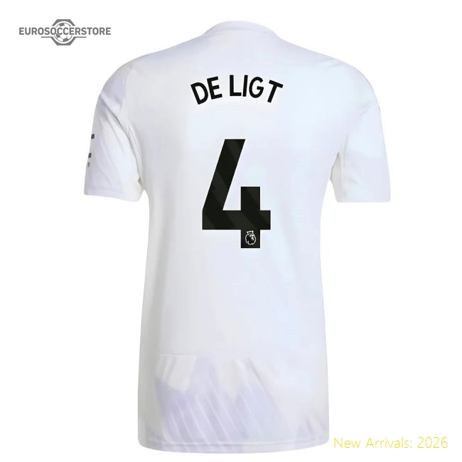 2025-2026 Man Utd Away Shirt (De Ligt 4)-Football Jersey Hub
