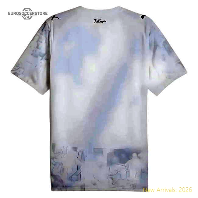 2025-2026 KIDSUPER x Manchester City CWC Shirt (White) (Goater 9)-Football Shirts Shop