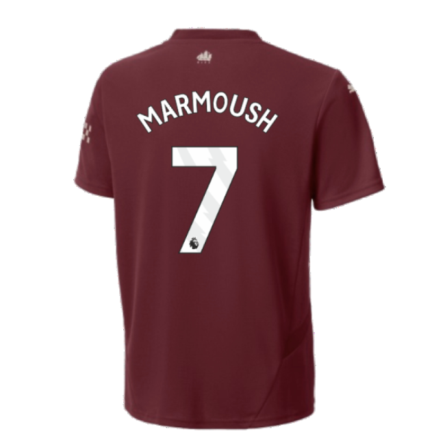 2024-2025 Man City Third Shirt (Kids) (Marmoush 7)-Football Jersey Hub