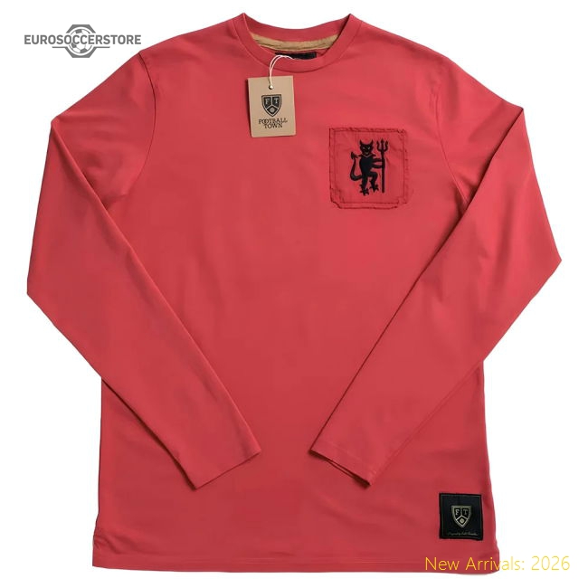 Manchester Reds N10 The Devil LS Shirt-Football Jersey Hub