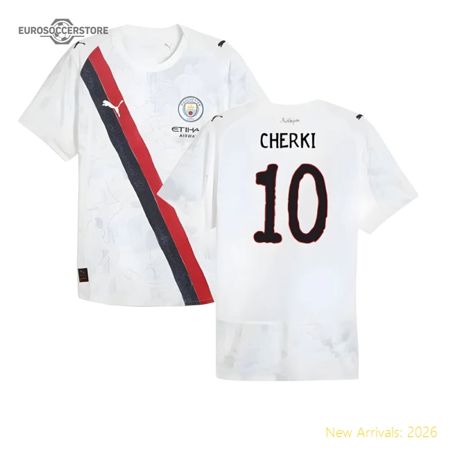 2025-2026 KIDSUPER x Manchester City CWC Authentic Shirt (White) (Cherki 10)-Football Shirts Shop