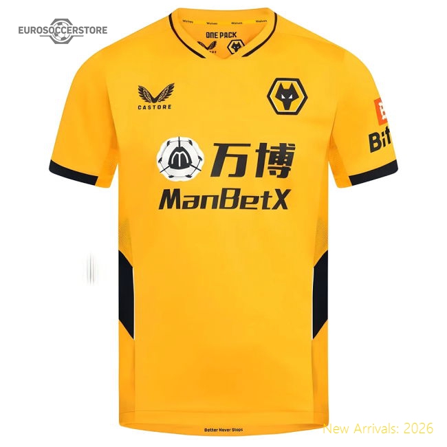 2021-2022 Wolves Home Shirt-Vantage Point Soccer