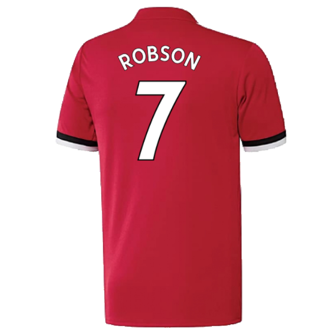 Manchester United 2017-18 Home Shirt ((Excellent) 4-5 Year) (Robson 7)-Football Jersey Hub