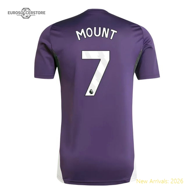 2025-2026 Man Utd Training Jersey (Aurora Plum) (Mount 7)-Football Jersey Hub
