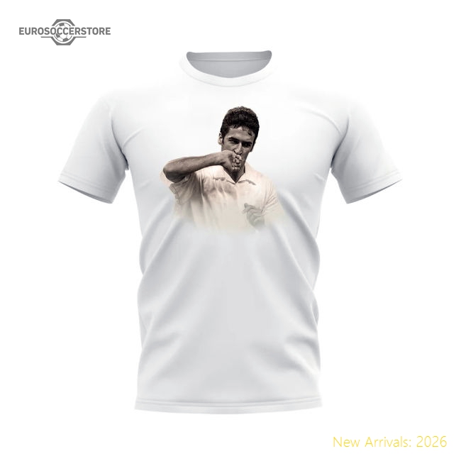 Raul Real Madrid Legend T-Shirt (White)-BuySoccerJersey Hub
