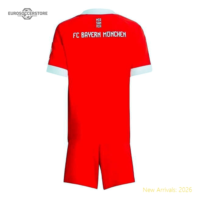 2025-2026 Bayern Munich Home Mini Kit (Luis Diaz 14)-PitchVibe Kits