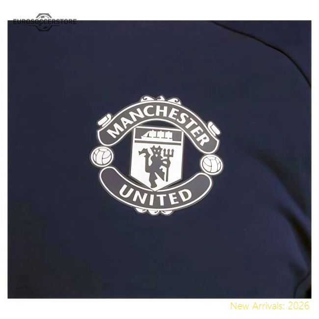 2024-2025 Man Utd Training Top (Night Indigo)-Football Jersey Hub