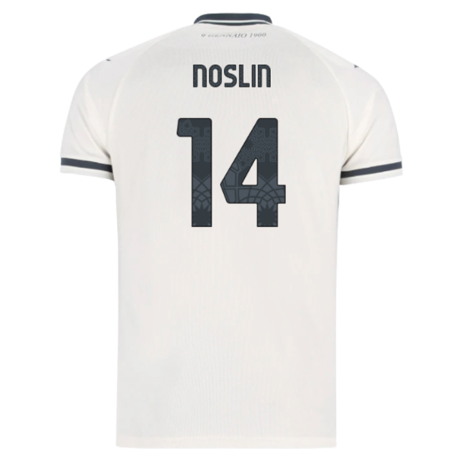 2025-2026 Lazio Away Shirt - Kids (Noslin 14)-Vantage Point Soccer